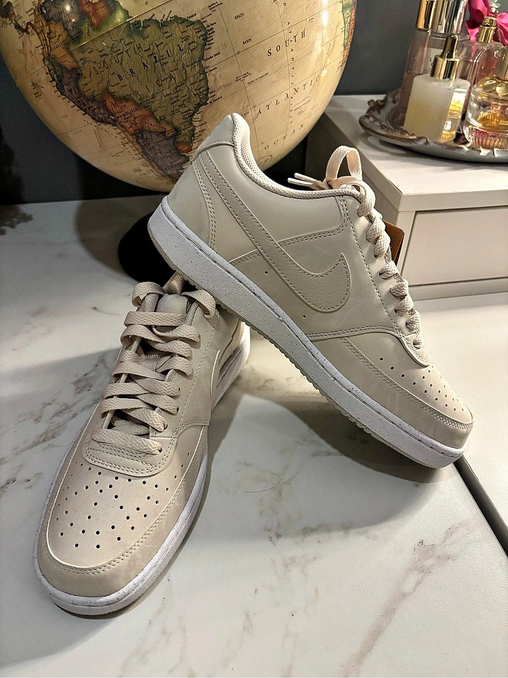 Nike Court Vision Low Next Nature Women's Beige Sneakers